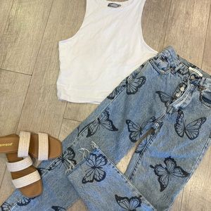 Butterfly jeans